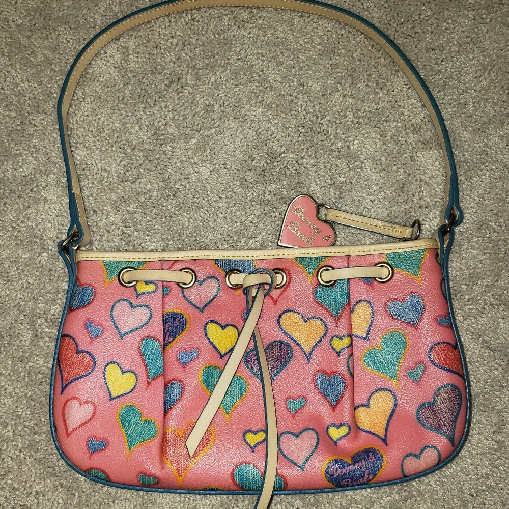Dooney and Bourne Heart print purse